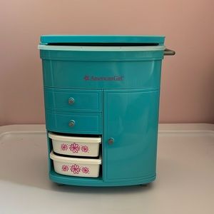 American Girl Doll Truly Me Blue Hairstyling Caddy